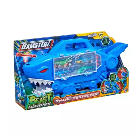 Teamsterz Lançador Destruidor De Tubarões Azul F0171-4 Fun