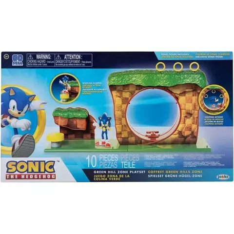 Sonic Playset Colina Verde Green Hill Zone - Sunny 3403