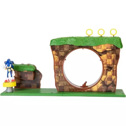 Sonic Playset Colina Verde Green Hill Zone - Sunny 3403