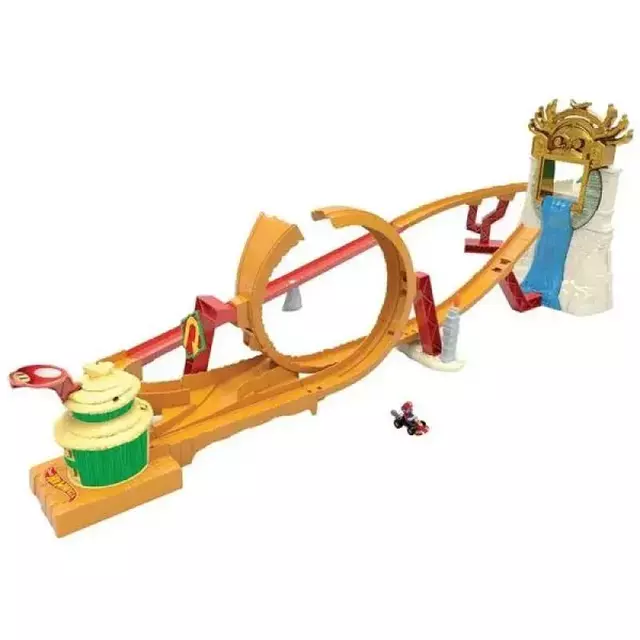 Pista Hot Wheels Mario Kart Corrida Na Selva Hmk49 Mattel 
