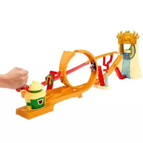 Pista Hot Wheels Mario Kart Corrida Na Selva Hmk49 Mattel