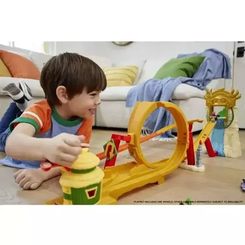 Pista Hot Wheels Mario Kart Corrida Na Selva Hmk49 Mattel