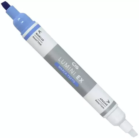Marca Texto Apagável Lumini Ex Azul Cis 7877