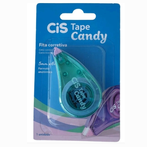 Fita Corretiva Tape Candy Verde Cis 0355