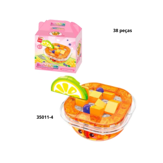 Blocos de Montar Build & Fun Sweetie Story - Fruit Pudding - Qman 35011-4