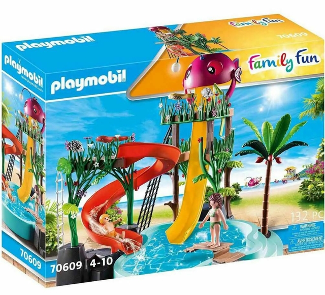 Playmobil Parque Aquático Escorregadores Family Sunny 70609
