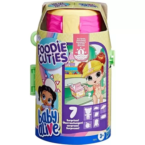 Baby Alive Foodie Cuties Garrafa 7 Surpresas F6970 Hasbro