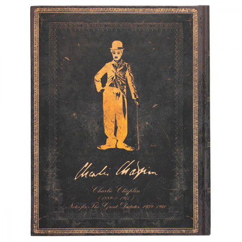 Caderno Paperblanks Charlie Chaplin Ultra 23 x 18 Cm Capa Dura 72584