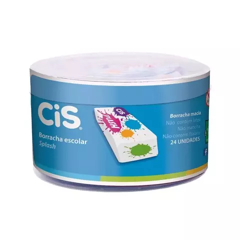 Kit Com 3 Borracha Escolar Splash Cis 6804
