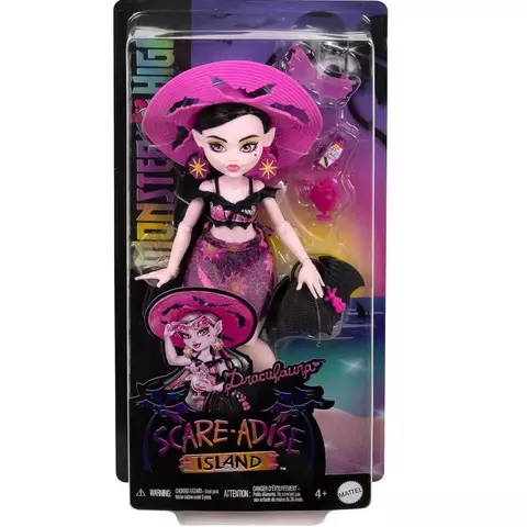 Boneca Monster High Scare-Adise Island Draculaura Mattel Hrp66