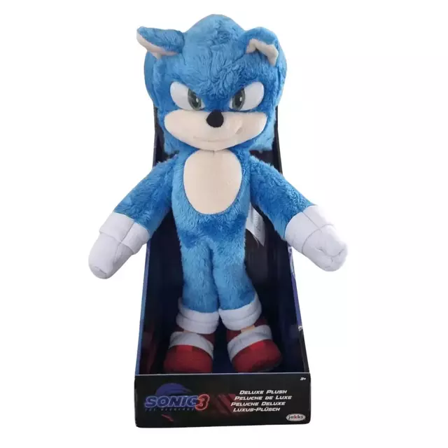 Pelúcia Sonic Deluxe - Sonic 3 - 35 Cm - 4415 Sunny