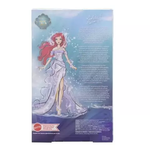 Boneca Ariel Disney Collector 35° Aniversário Mattel Hwp47