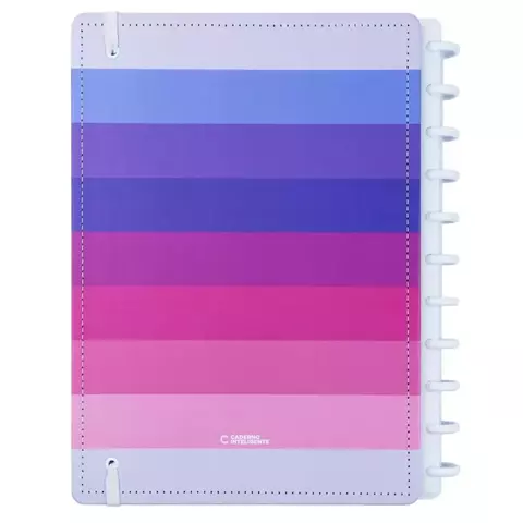 Caderno Inteligente 80 Folhas Grande Shades Of Pink + Canetas Stabilo Cikb0001