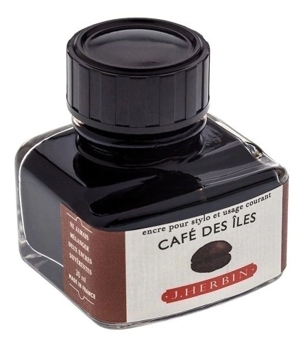 Tinta Para Caneta Tinteiro Café Des Îles Herbin 30ml