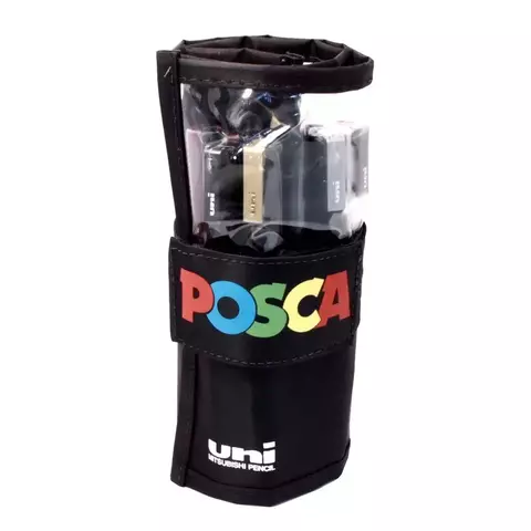 Estojo Marcador Posca Uni Ball 12 Unidades PC-5M 2714