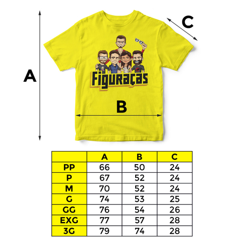 Somos todos Figuraças - Camiseta Oficial do Canal Figuraças