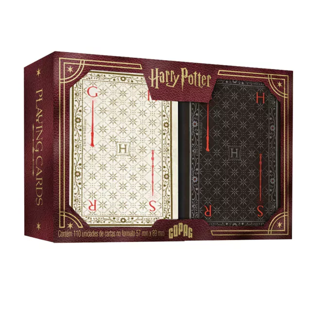 Baralho Harry Potter Duplo Especial 110 Cartas Copag 31754