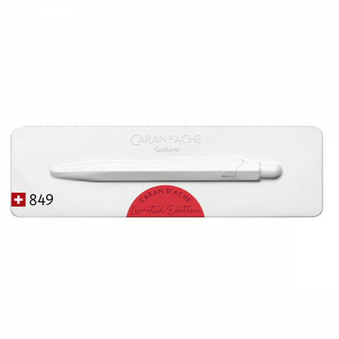 Caneta Esferográfica Caran d'Ache Claim Your Style Scarlet Red Edição Limitada 849564