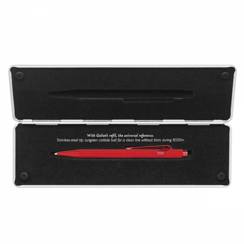 Caneta Esferográfica Caran d'Ache Claim Your Style Scarlet Red Edição Limitada 849564