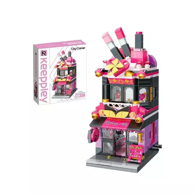 Bloco De Montar Loja De Cosméticos City Corner Keeppley C0103