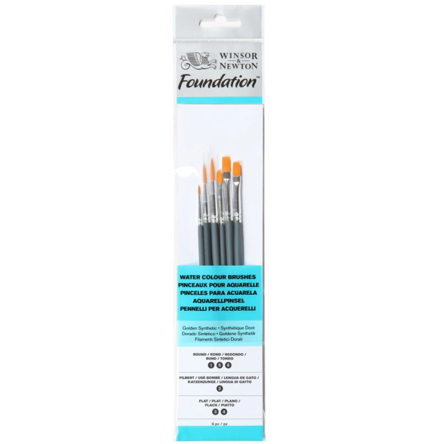 Pincéis Winsor & Newton Foundation 06 Unidades 5295016
