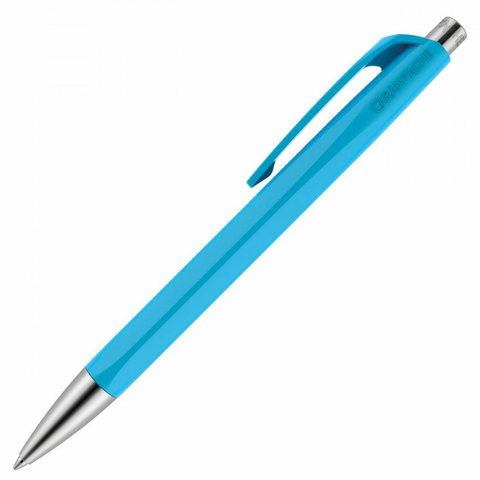 Caneta Caran d'Ache Esferográfica Infinite Blue Turquoise