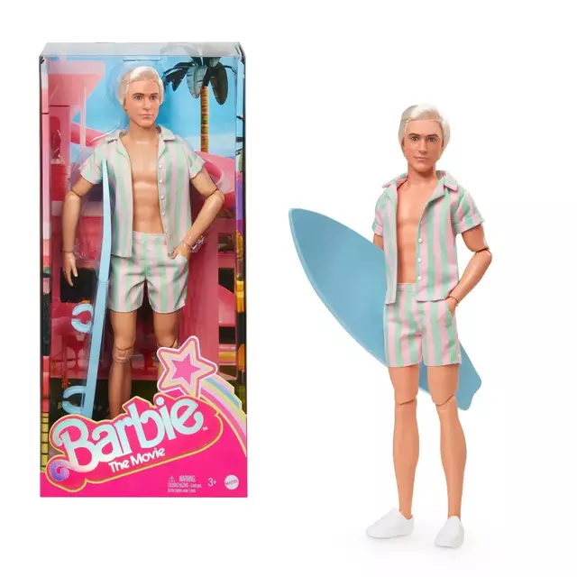 Barbie O Filme Boneco Ken Conjunto De Praia JBJ54 Mattel