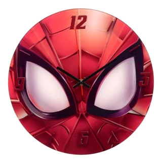 Relógio De Parede De Vidro 30cm Homem Aranha Cod9032