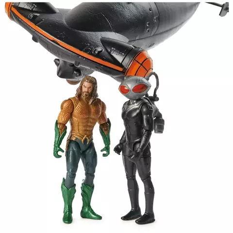 Boneco E Submarino Conjunto de Batalha Aquaman Vs Black Manta Sunny 3455