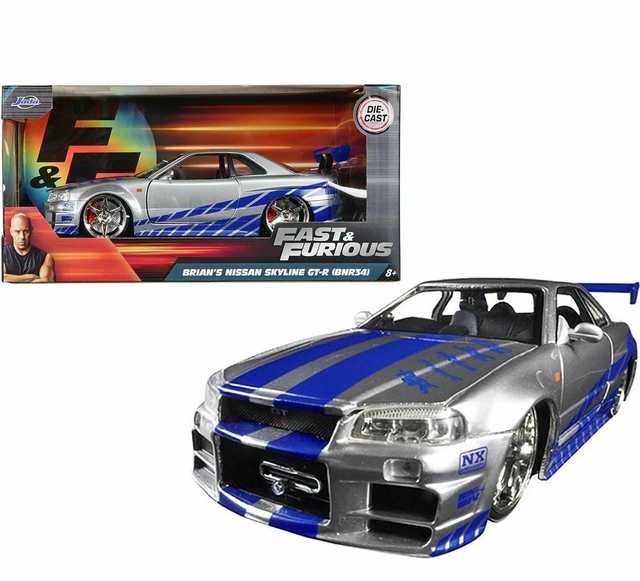 Brian's Nissan GTR Skyline Fast & Furious 1:24 97158