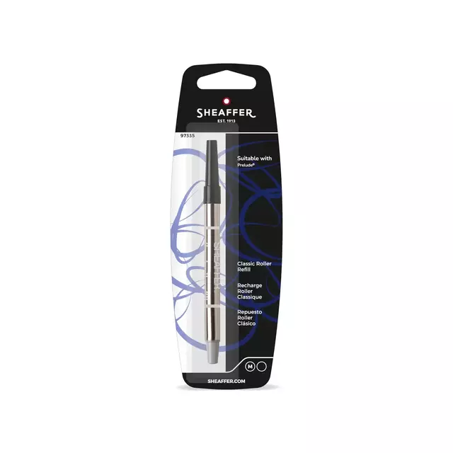 Carga Sheaffer Rollerball Classic Preta Média 97335