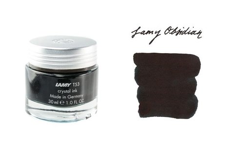 Frasco Tinta Lamy Crystal Ink Linha Premium 30ml Obsidian