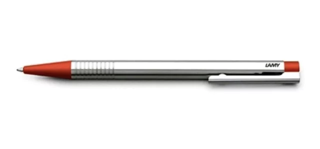 Caneta Esferográfica Lamy Logo Aço - Vermelha Vt03802