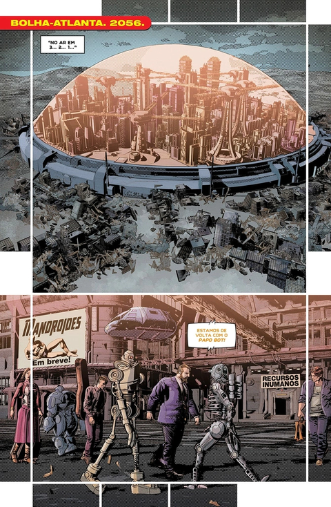 Nem Todo Robô por Mark Russel e Mike Deodato