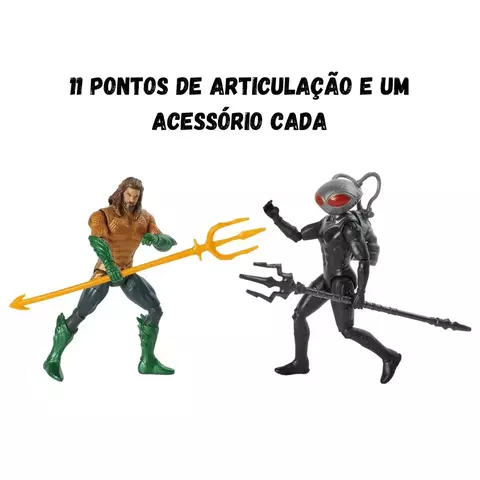Boneco E Submarino Conjunto de Batalha Aquaman Vs Black Manta Sunny 3455