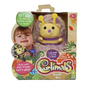 Pelúcia Interativa Curlimals Buzzle a Abelha - Fun F0141-8