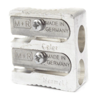 Apontador Duplo De Lápis M+R 0211 – 2 Orifícios