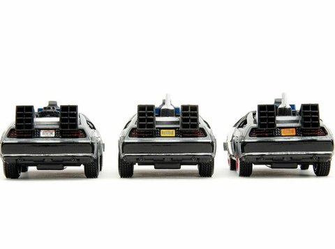 Pack Delorean Back To The Future Time Machine 1:32 Jada Toys 33399