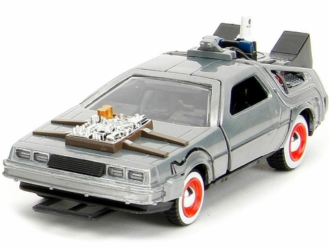 Pack Delorean Back To The Future Time Machine 1:32 Jada Toys 33399