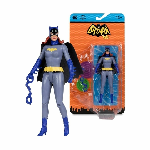 Batgirl in Black-Grey (Retro) - 6" Action Figure - Batman '66 - McFarlane