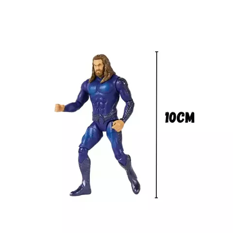 Boneco Filme Aquaman 2 O Reino Perdido Aquaman Traje Azul 10cm Sunny 3454