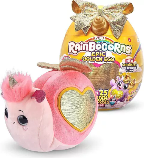 Pelúcia Ovo Zuru Big Surprise Rainbocorns Epic Golden Egg Fun F0150-3