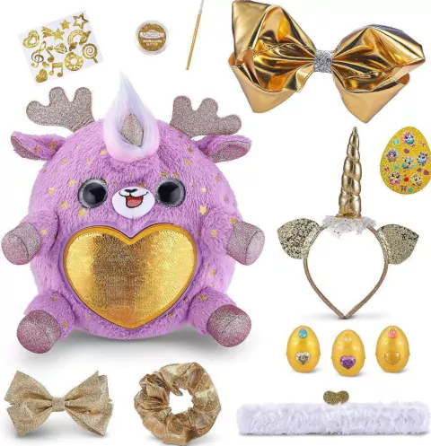 Pelúcia Ovo Zuru Big Surprise Rainbocorns Epic Golden Egg Fun F0150-3