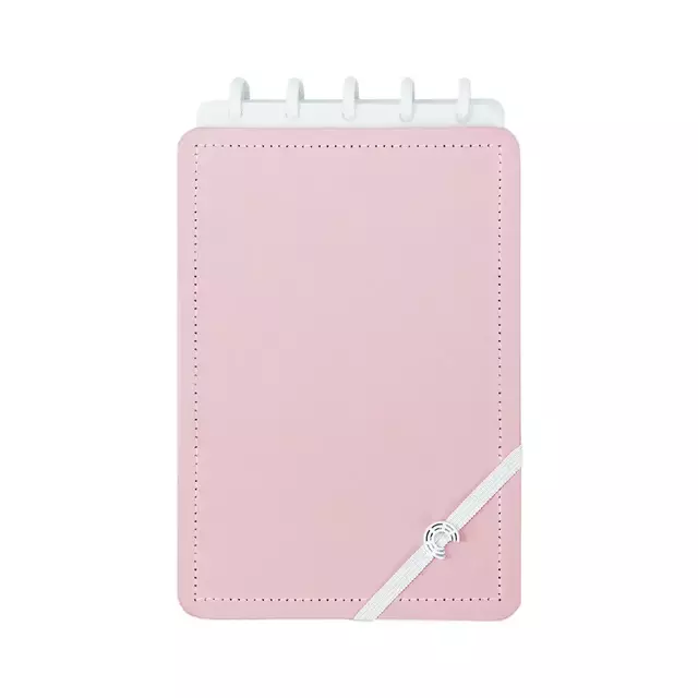 Bloco Inteligente Rose Pastel 22x15 Cm 60 Folhas Caderno Inteligente Cibl1002
