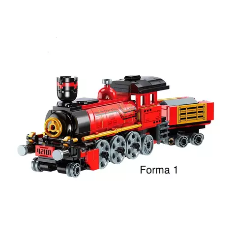 Blocos de Montar Combo Transporte 3 em 1 Qman 305 Peças 42101