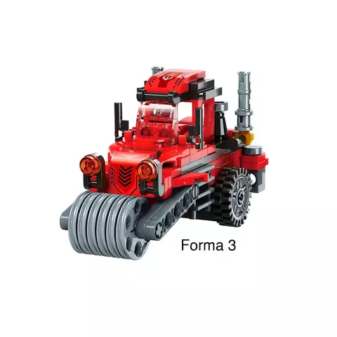 Blocos de Montar Combo Transporte 3 em 1 Qman 305 Peças 42101