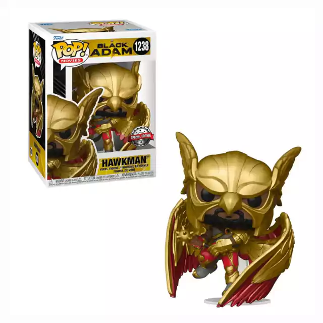 Boneco Funko Pop Black Adam Hawkman 1238 Special Edition