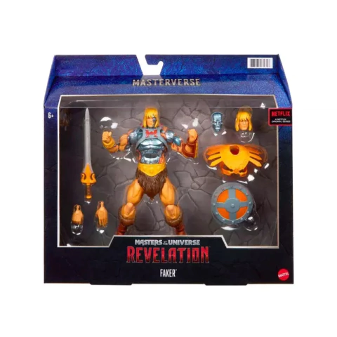 Boneco Masters Of The Universe Motu Revelation Faker Gyy37 Mattel