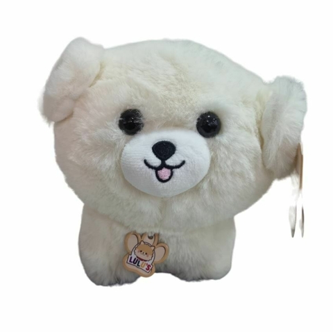 Pelúcia Cachorrinho Todo Branco Coleção Lulus Fun F0145-7