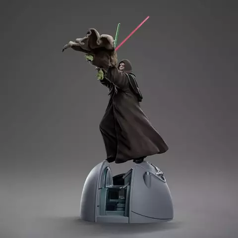 Emperor Palpatine vs Yoda Star Wars CCXP 2024 Iron Studios